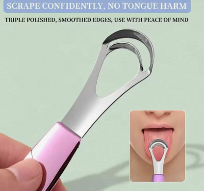 Hygilux™ PureSweep Tongue Scraper 🌈