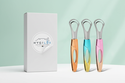Hygilux Tongue Scraper Packaging Mockup